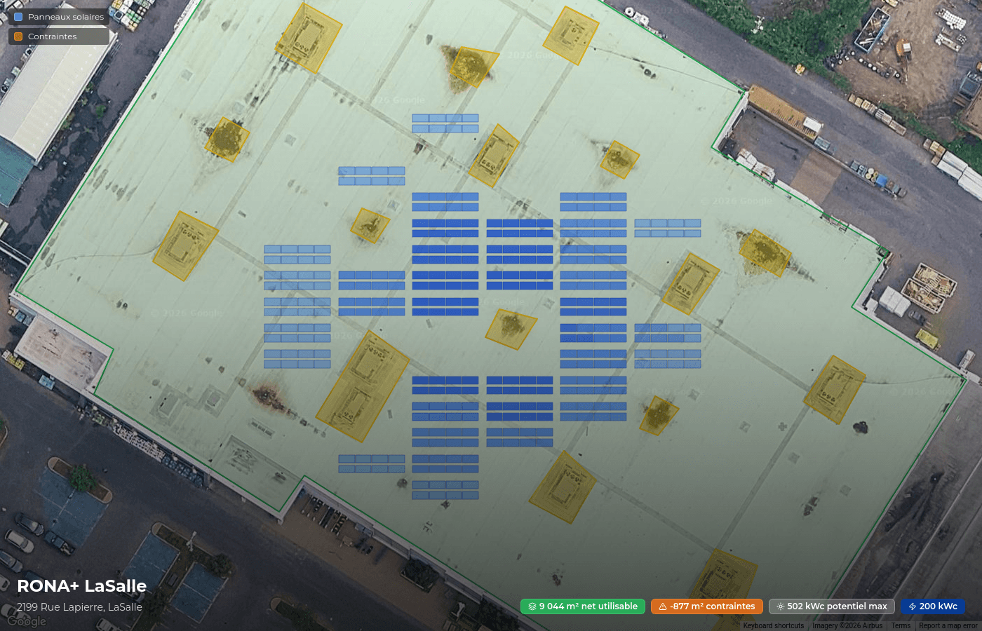 Analyse du potentiel solaire par satellite